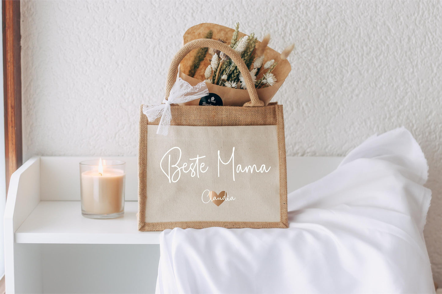 Beste Mama Tasche mit Namen - Muttertagsgeschenk, Danke Mama, Lieblingsmama