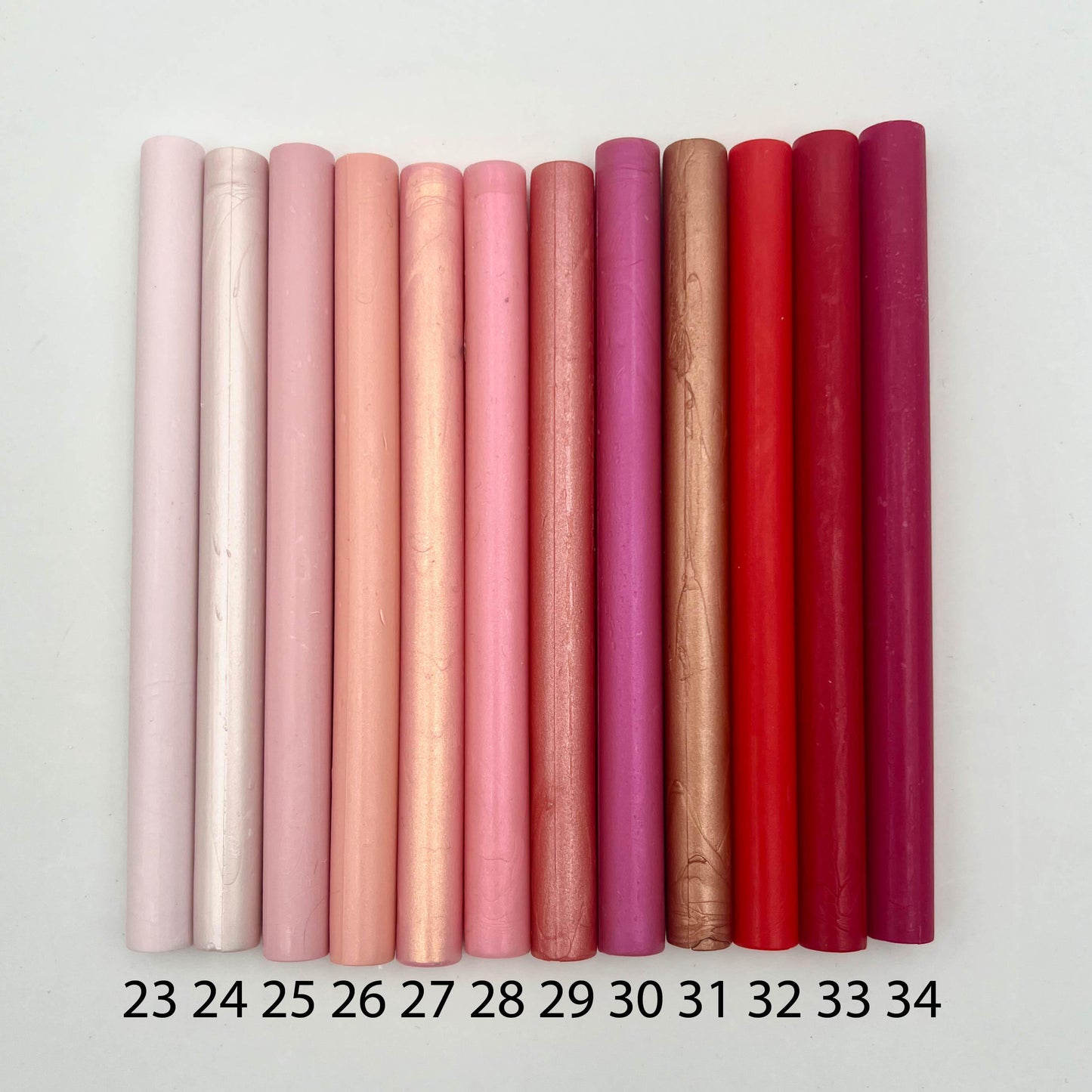 Platzkarte Hochzeit, Namenskarte, rosa, verschiedene Siegel Muster, Personalisiert mit Namen, Wachssiegel, Schön, dass du da bist, Taufe