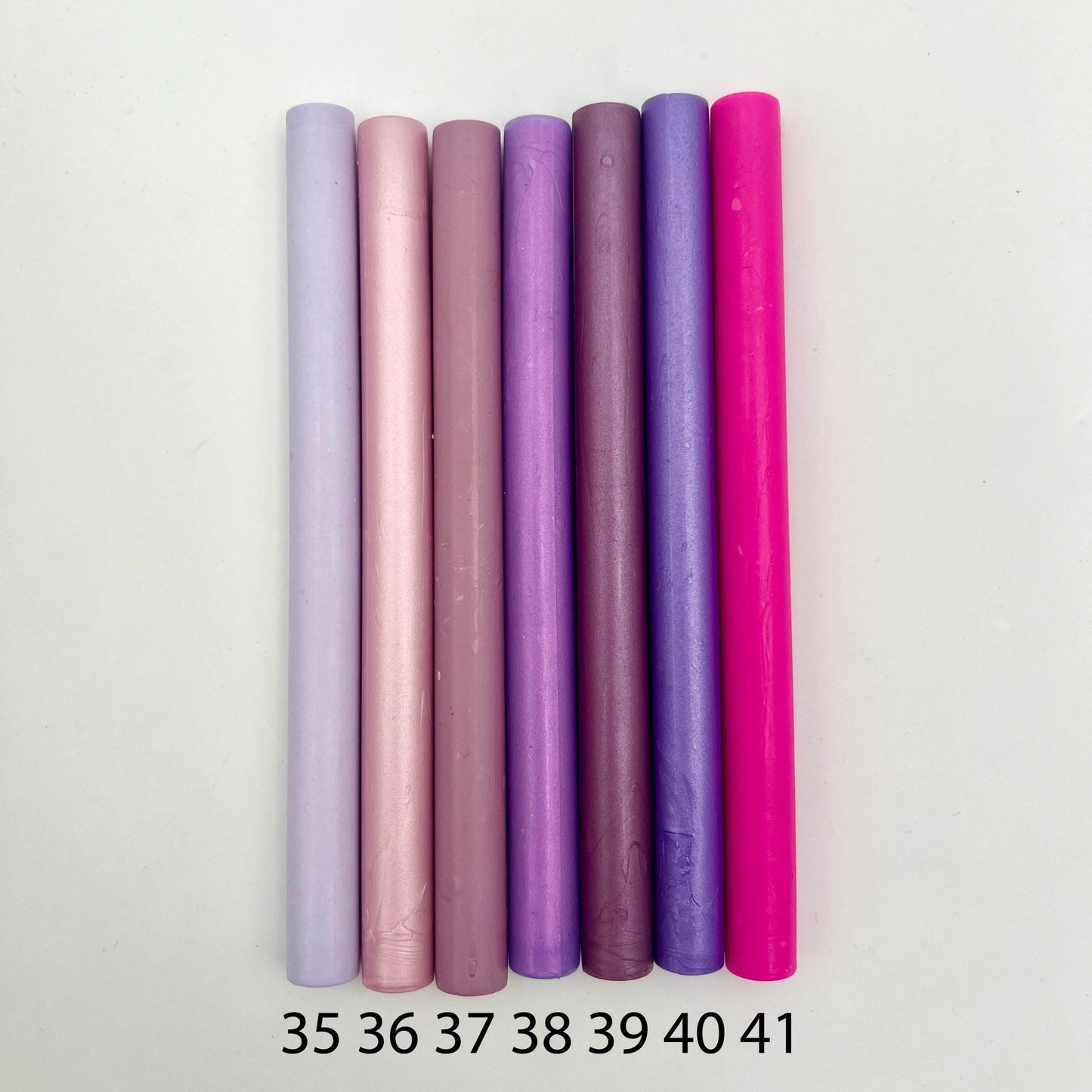 Platzkarte Hochzeit, Namenskarte, rosa, verschiedene Siegel Muster, Personalisiert mit Namen, Wachssiegel, Schön, dass du da bist, Taufe