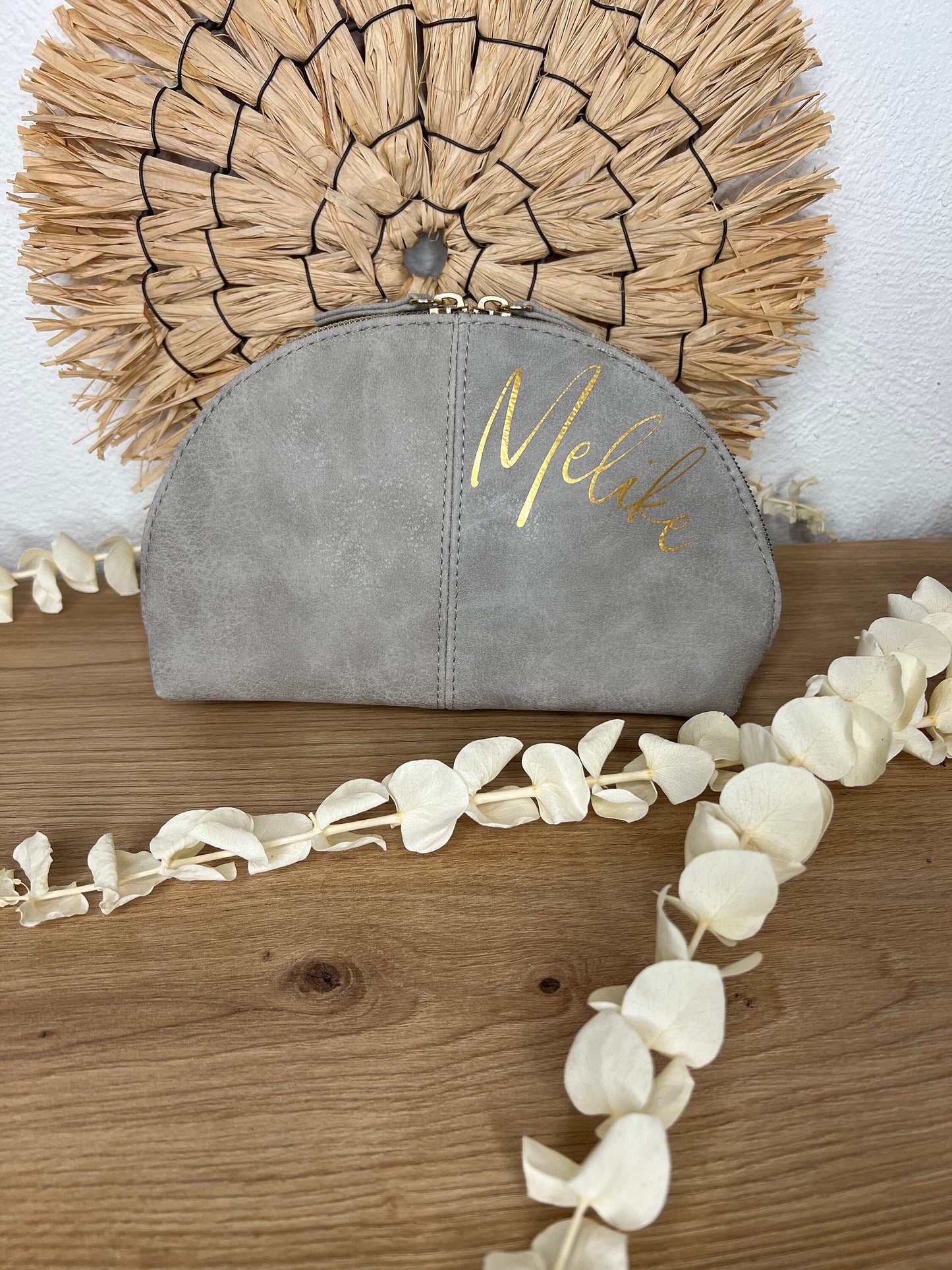 Personalisierte Kosmetiktasche mit Namen - make-up Tasche Geschenk Frau Mama Schwester - Trauzeugin Brautjungfer