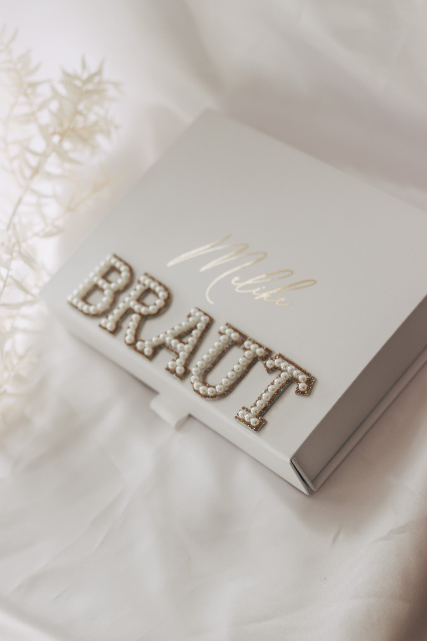 Braut Geschenkbox mit Glitter Patches