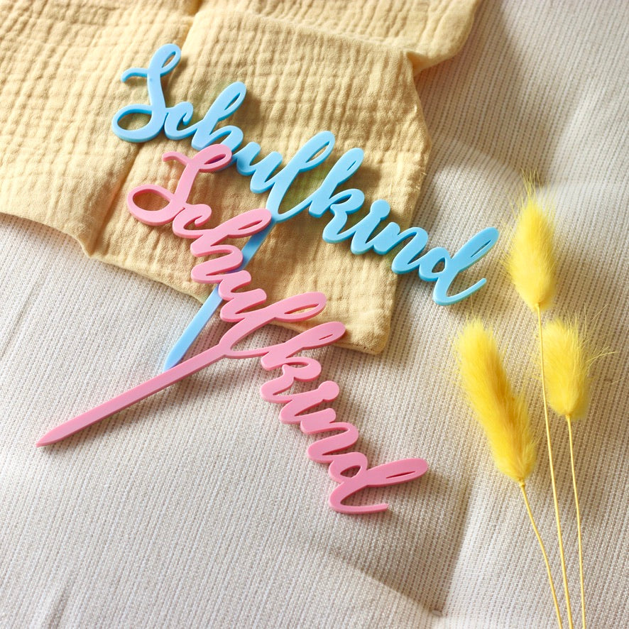 Schulkind Caketopper