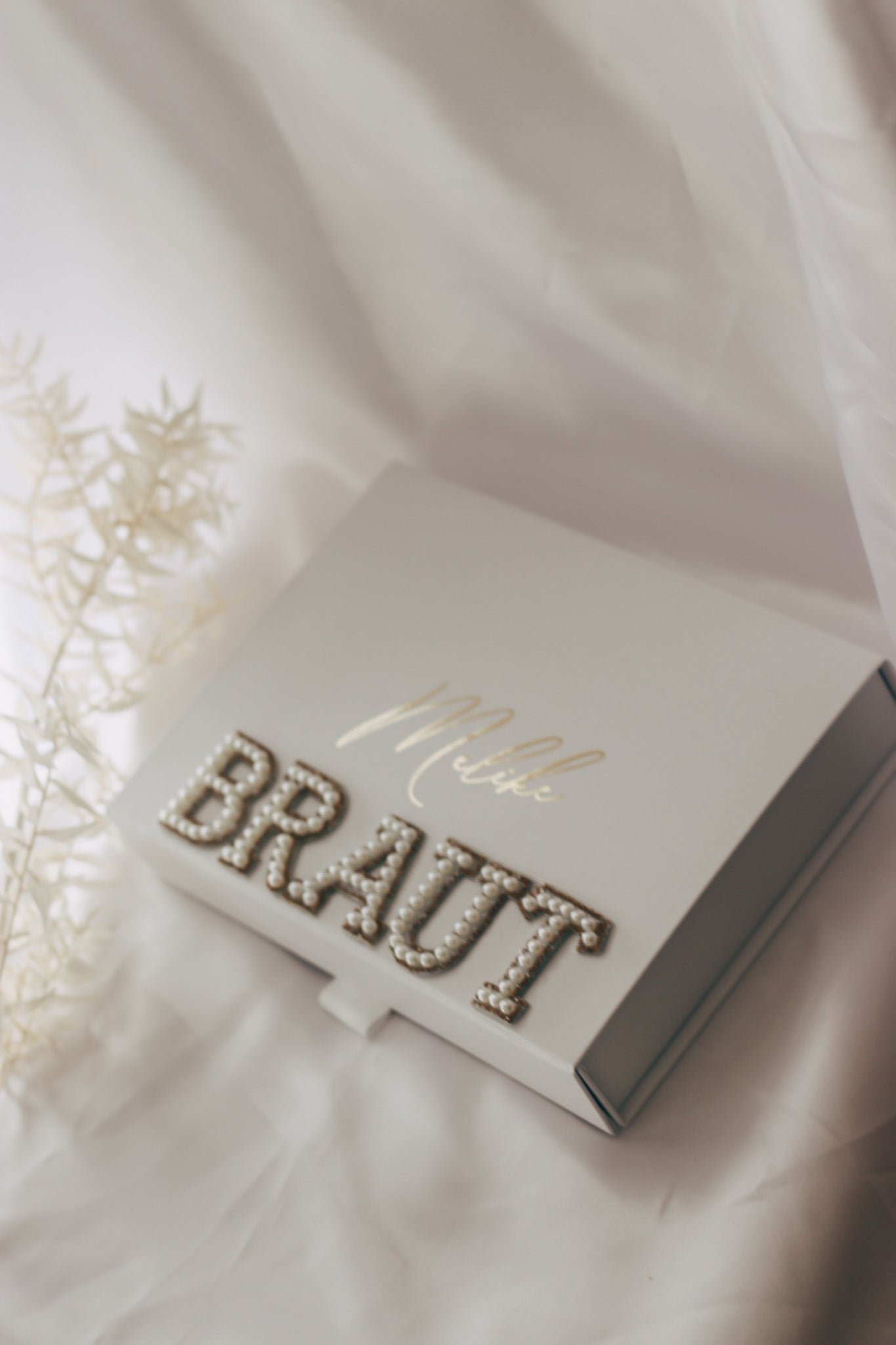 Braut Geschenkbox mit Glitter Patches