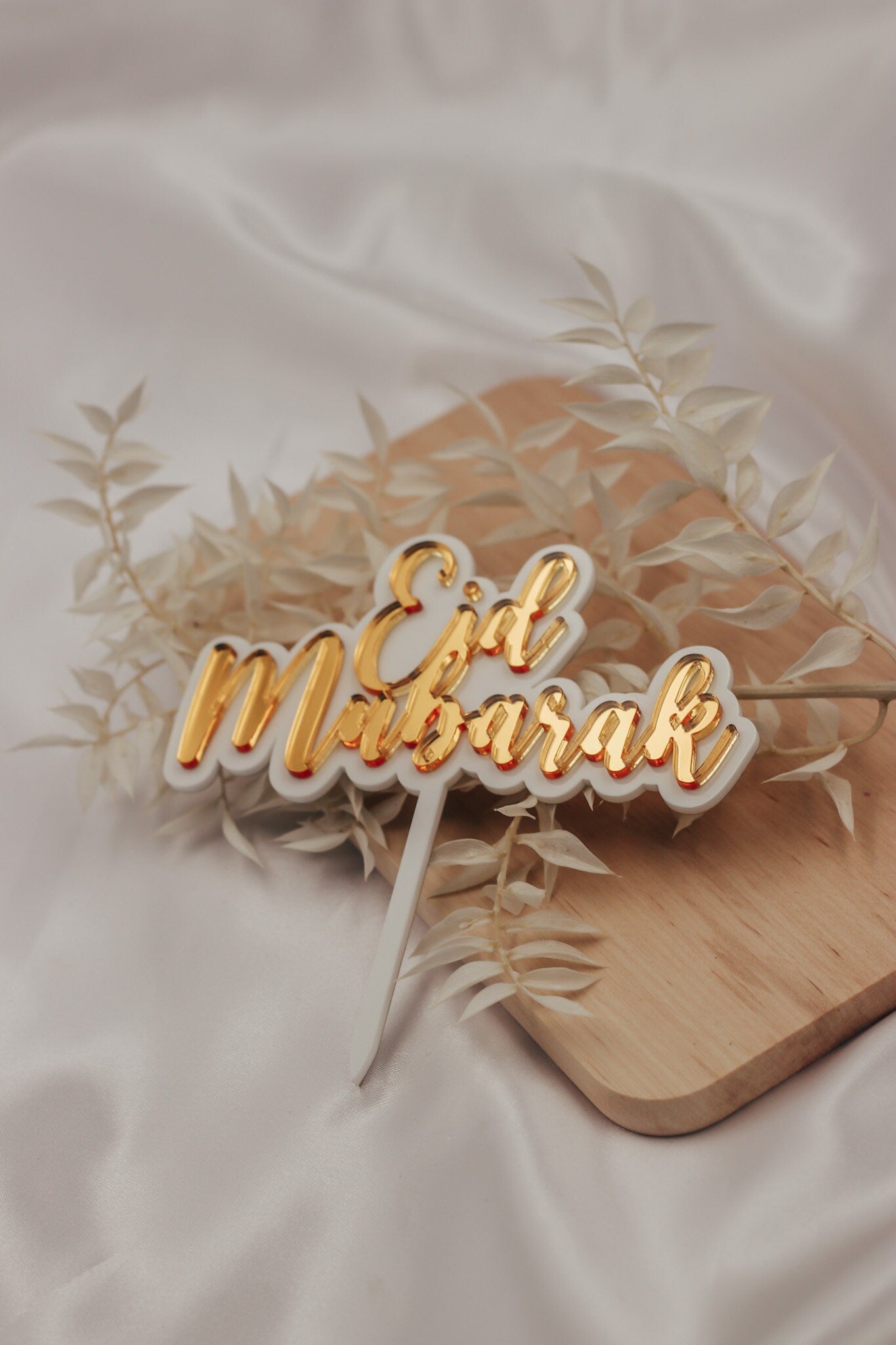 Eid Mubarak - Cake Topper - Bayram Deko, Eid Geschenke, Acryl