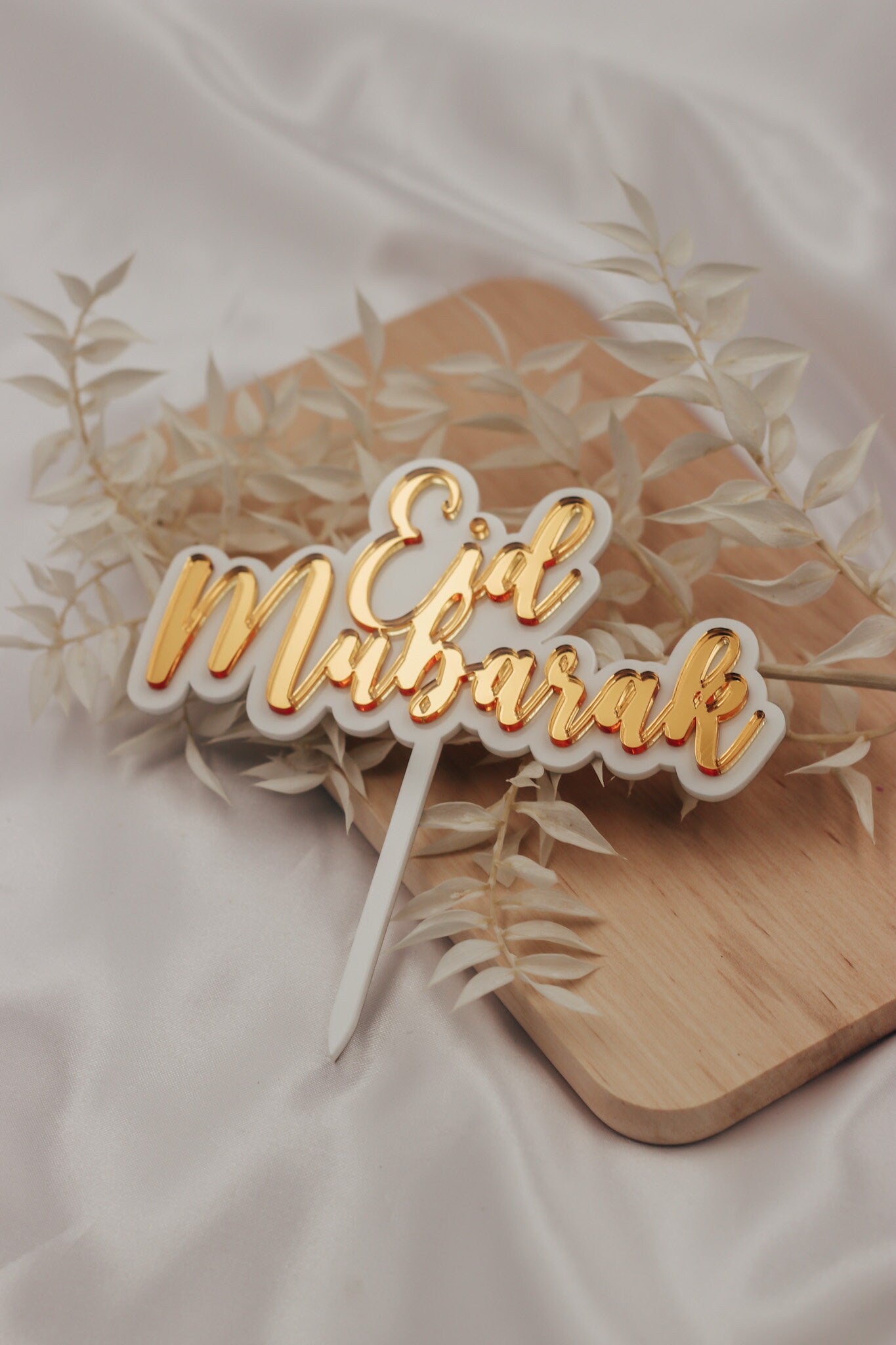 Eid Mubarak - Cake Topper - Bayram Deko, Eid Geschenke, Acryl