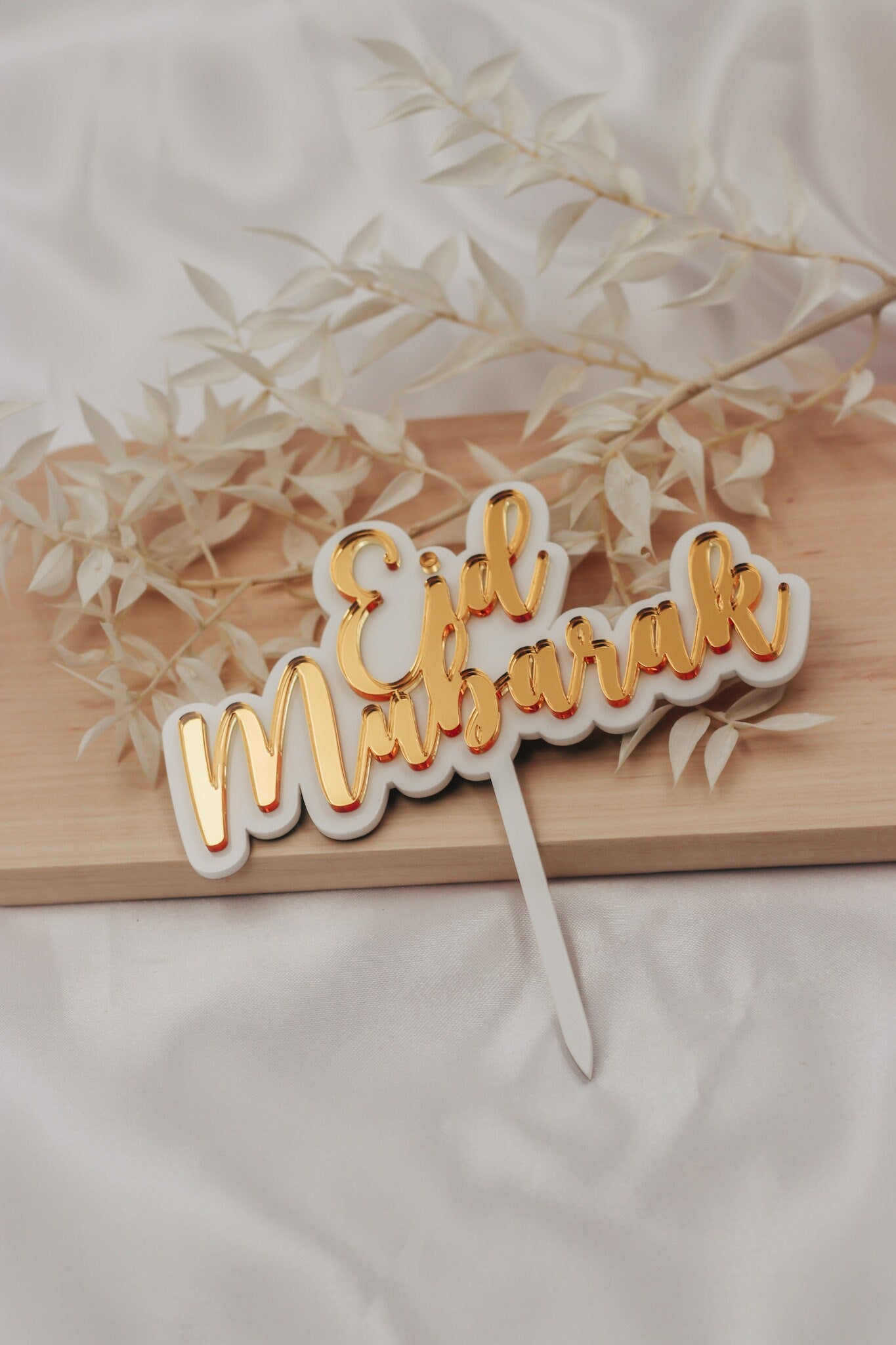 Eid Mubarak - Cake Topper - Bayram Deko, Eid Geschenke, Acryl