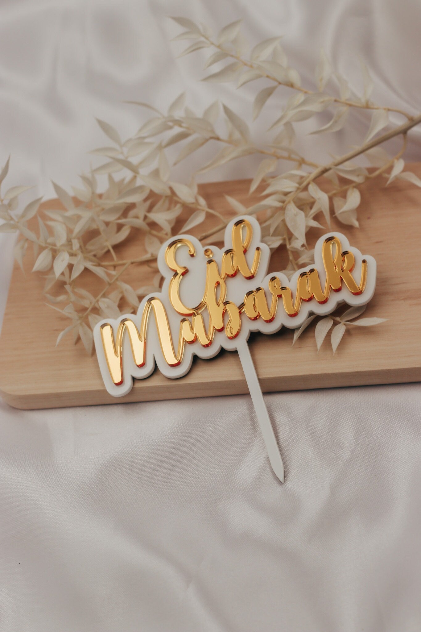 Eid Mubarak - Cake Topper - Bayram Deko, Eid Geschenke, Acryl