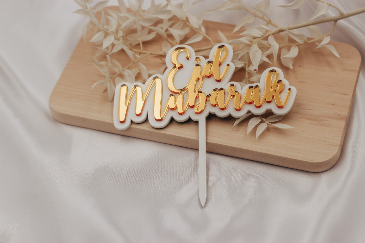 Eid Mubarak - Cake Topper - Bayram Deko, Eid Geschenke, Acryl