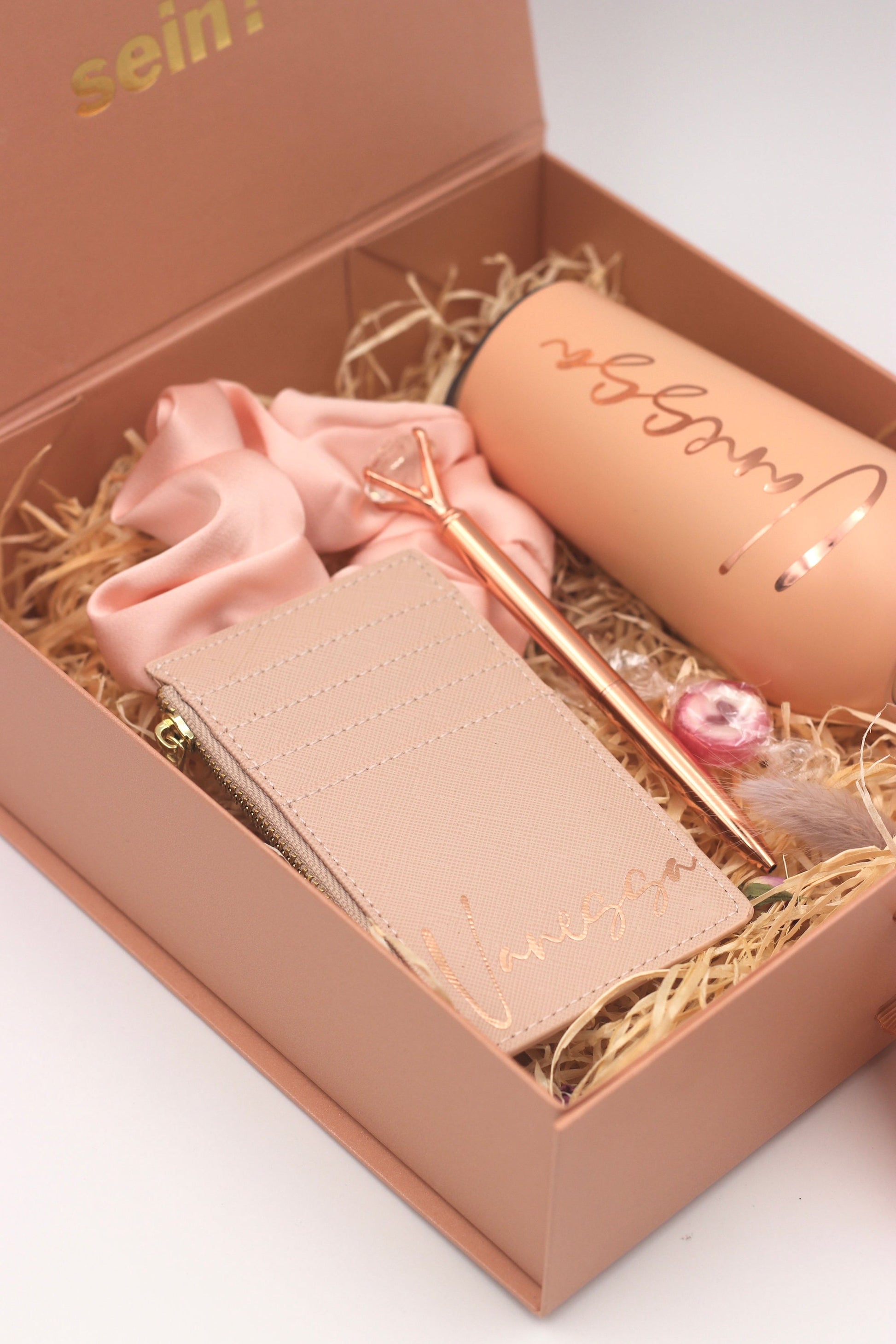 Geschenkbox "Willst du meine Trauzeugin/Brautjungfer sein" in rosa oder weiß