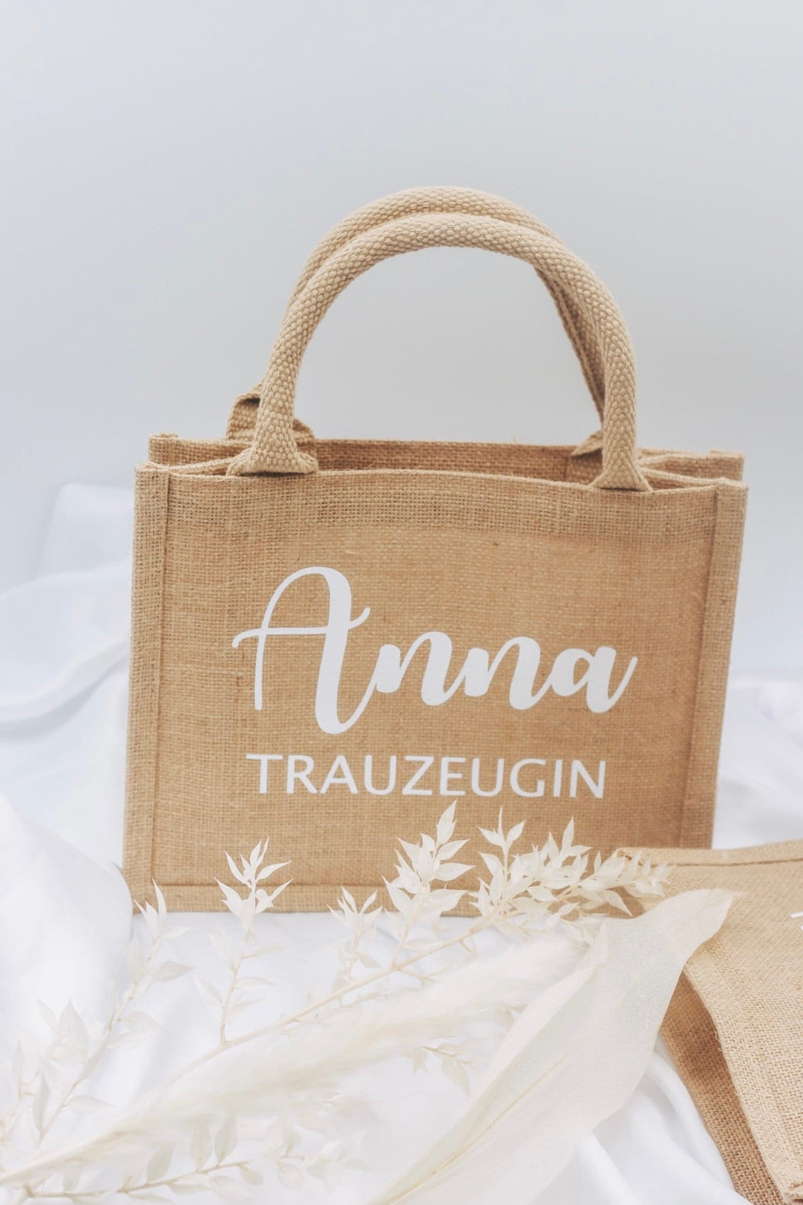 Kleine Jutetasche Geschenk- Trauzeugin fragen - Brautjungfer Beste Freundin Juteshopper - Geschenktasche - Geschenke für Frauen