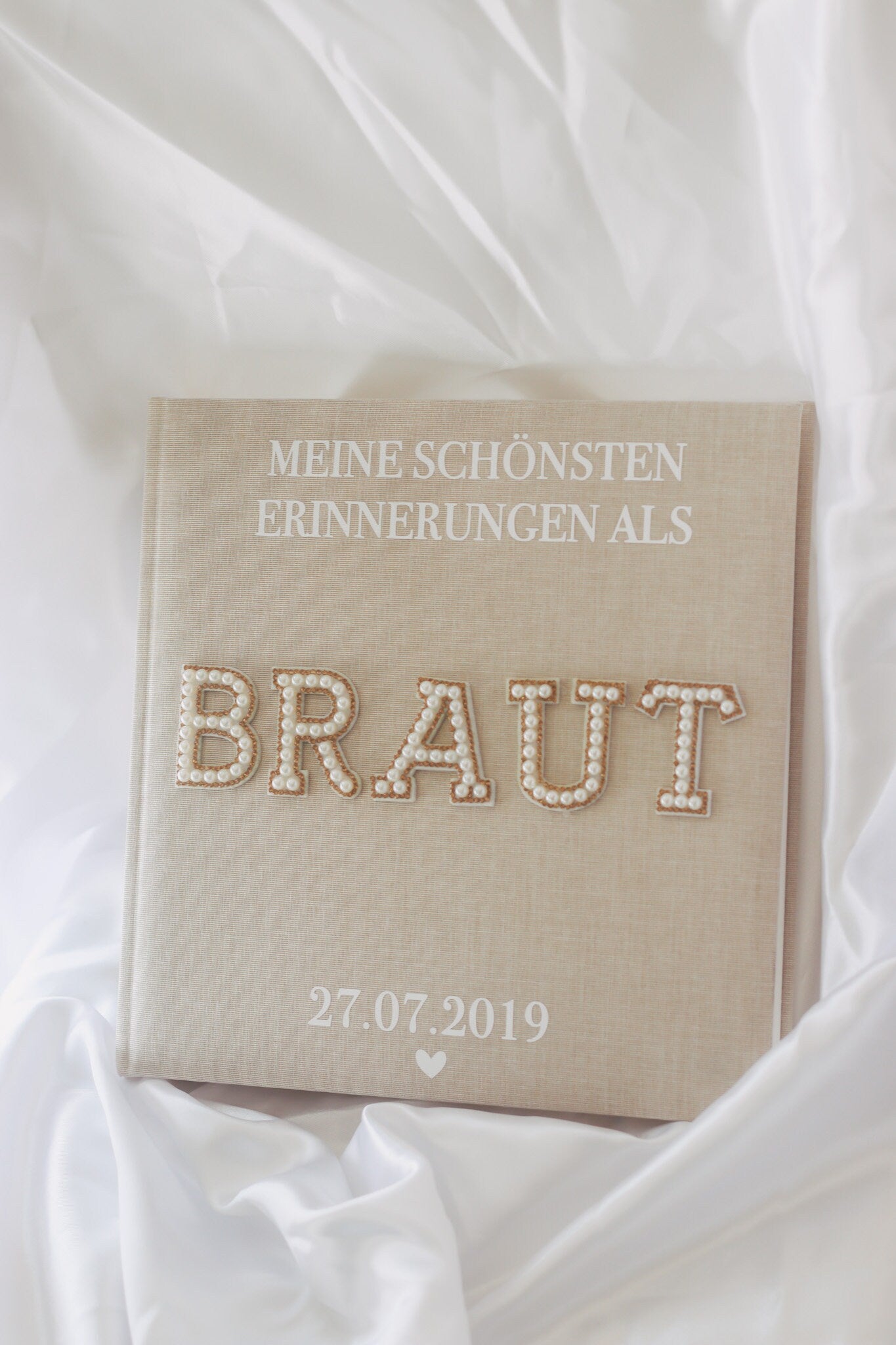 Braut Erinnerungsalbum / Fotoalbum - Hochzeit personalisiert - "Meine schönsten Erinnerungen als Braut"