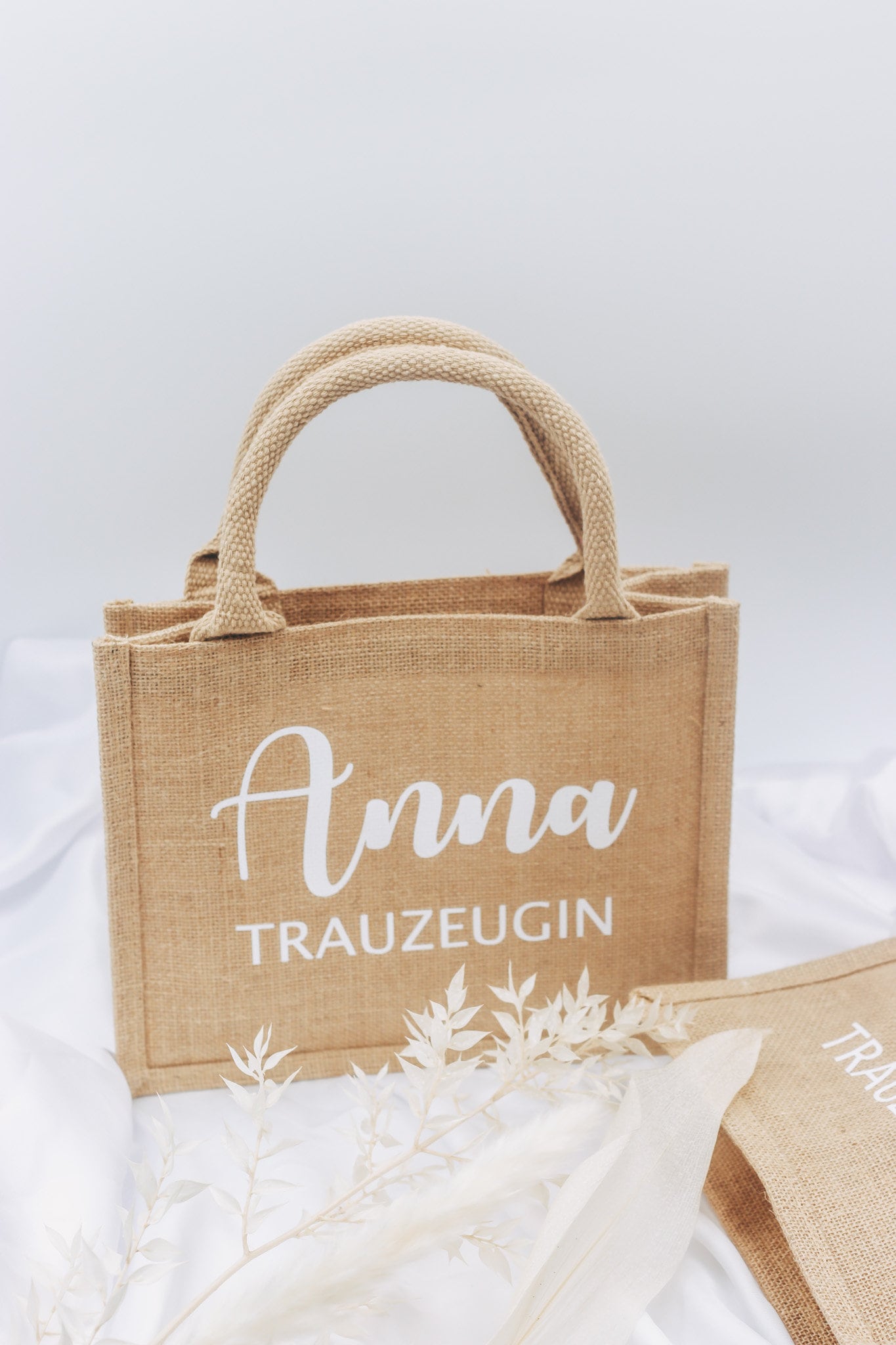 Kleine Jutetasche Geschenk- Trauzeugin fragen - Brautjungfer Beste Freundin Juteshopper - Geschenktasche - Geschenke für Frauen