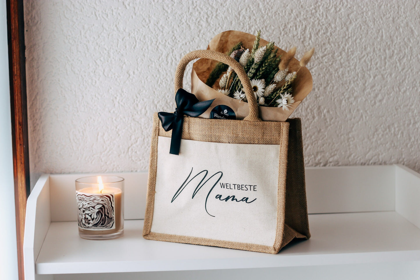 Weltbeste Mama Jutetasche - Muttertag Geschenk - Geschenk für Mama - Danke Mama