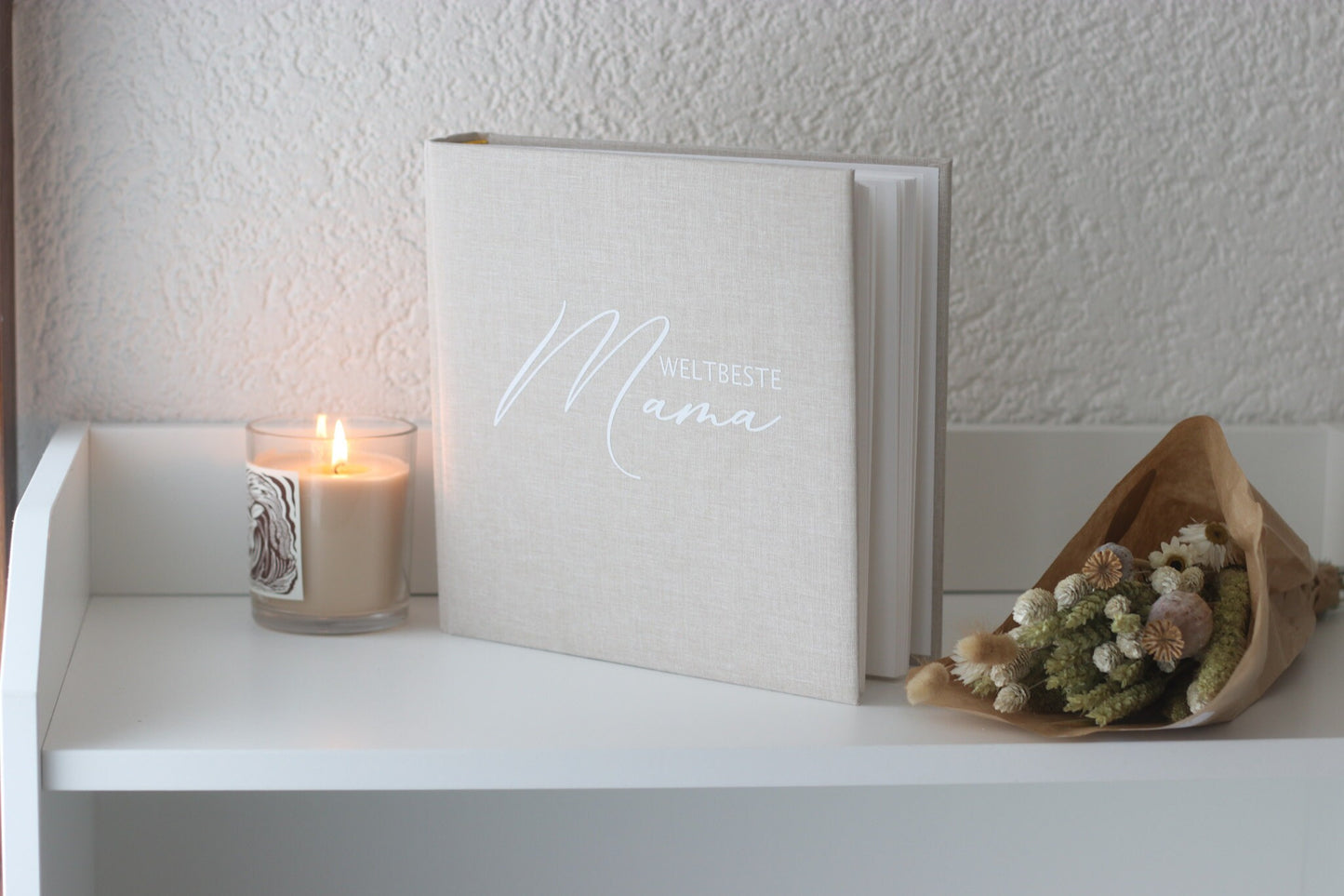 Muttertagsgeschenk Fotoalbum "Weltbeste Mama" - Erinnerungsalbum - Lieblingsmomente - Muttertag Geburtstag