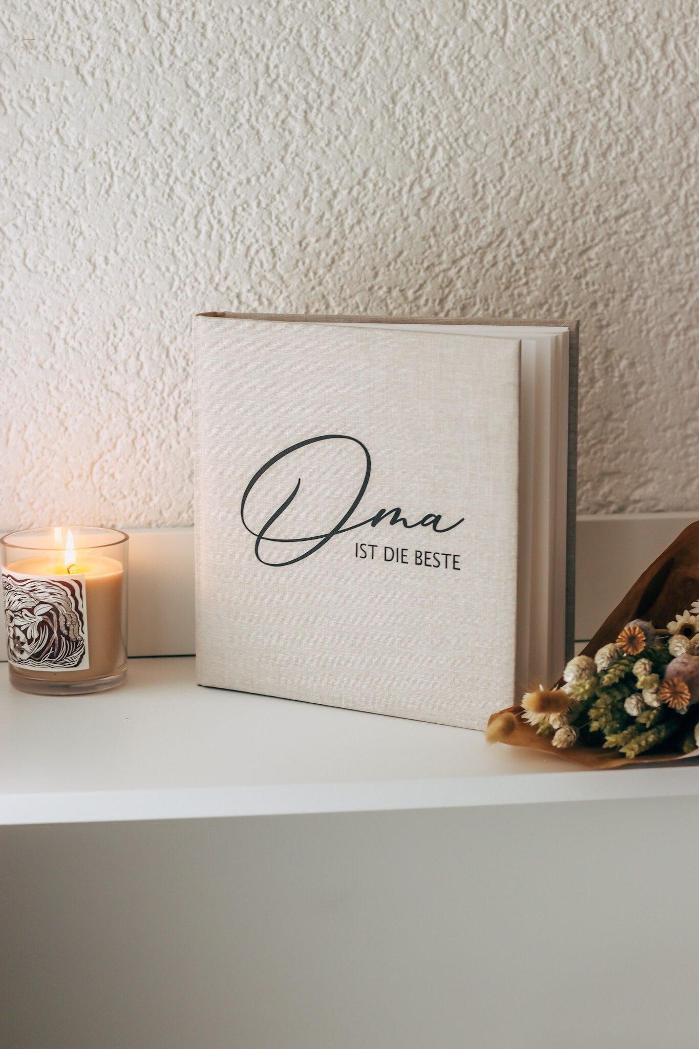 Geschenk für die Oma oder Opa - Fotoalbum "Oma ist die beste" - Erinnerungsalbum - Lieblingsmomente - Muttertag Geburtstag